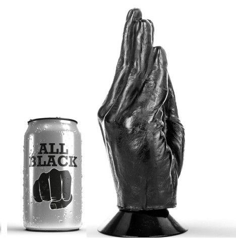 ALL BLACK DILDO FISTING 21 CM
