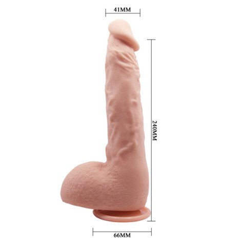 BAILE - DILDO REALISTA JASON NATURAL 24 CM
