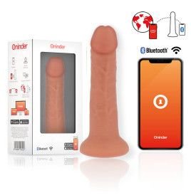 ONINDER DILDO VIBRADOR BOGOTA MEDIO 9 VELOCIDADES NATURAL 20 CM O 42 CM APLICATIVO GRATUITO