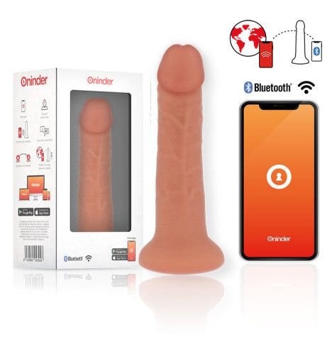 ONINDER DILDO VIBRADOR BOGOTA MEDIO 9 VELOCIDADES NATURAL 20 CM O 42 CM APLICATIVO GRATUITO