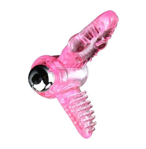 BAILE - SWEET ABS 10 RITMOS ANEL VIBRADOR ROSA ANEL PARA O PÊNIS