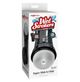 PDX EXTREME SLIDE GLIDE MASTURBADOR AUTOLUBRIFICANTE TRANSPARENTE