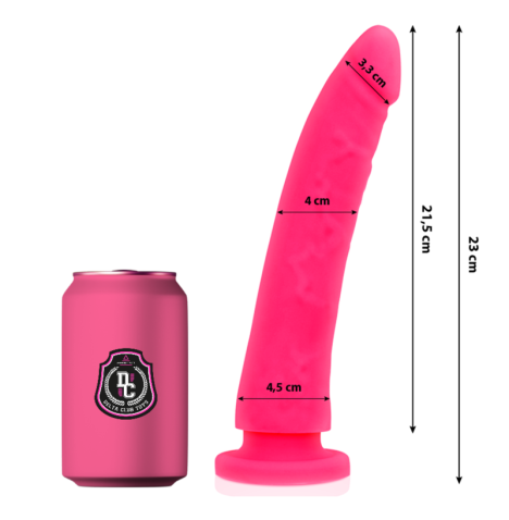 DELTA CLUB TOYS DILDO MEDICO DE SILICONE ROSA 23 CM O 45 CM