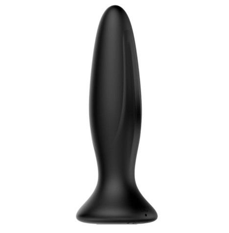 MR PLAY - PLUG ANAL VIBRADOR PRETO RECARREGVEL