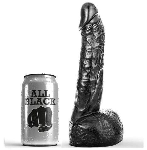 ALL BLACK DILDO FISTING 20 CM