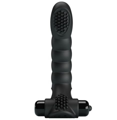 PRETTY LOVE - VIBRADOR DE DEDO ALEXANDER 10 VIBRAÇÕES PRETO