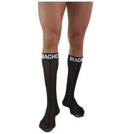MACHO MEIAS FINAS TAMANHO UNICO PRETO