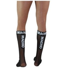 MACHO - MEIAS FINAS TAMANHO ÚNICO PRETO