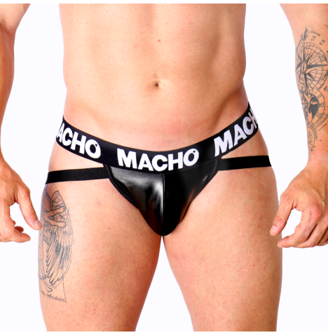 MACHO MX25NC JOCK CUERO NEGRO