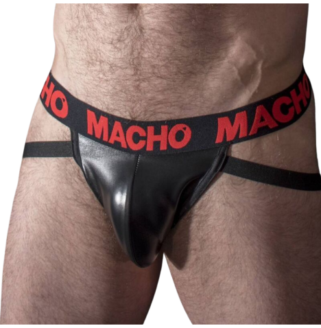 MACHO MX25RC JOCK CUERO ROJO XL