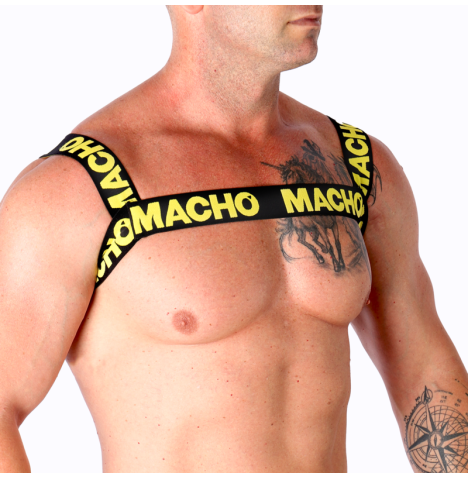 MACHO - ARNÊS DUPLO AMARELO