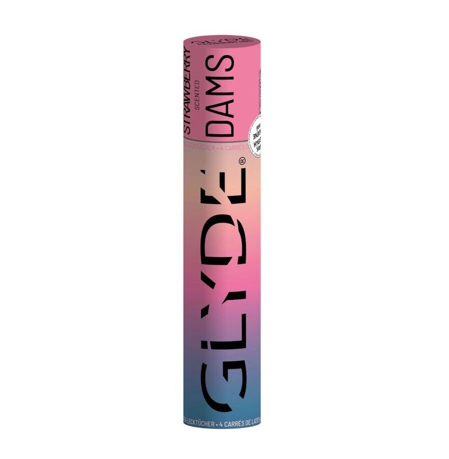 SHEER GLYDE - DAMS LAMINAS LÁTEX SEXO ORAL MORANGO SHEER GLYDE - DAMS LAMINAS LÁTEX SEXO ORAL MORANGO