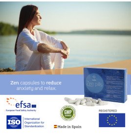 500 COSMETICS - ZEN PILLS CÁPSULAS PARA REDUZIR A ANSIEDADE