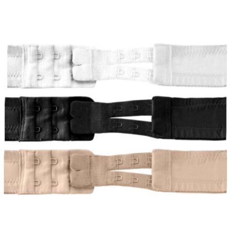 BYE BRA EXTENSOR DE CONTORNO FLEXIVEL 2 GANCHOS 3 UDS