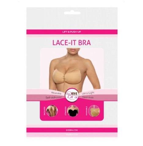 BYE-BRA - LACE-IT APRIMORAMENTO PUSH-UP PRETO COPO C