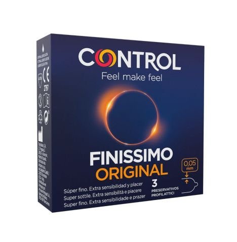 CONTROL PRESERVATIVOS FINISSIMO 3 UNIDADES