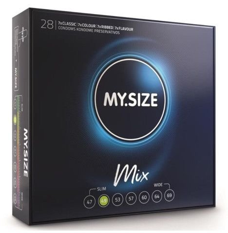 MY SIZE MIX PRESERVATIVOS 49 MM 28 UNIDADES