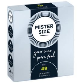 MISTER SIZE PRESERVATIVO TAMANHO S 49 MM 3 UNIDADES