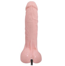 BAILE - DILDO REALISTA INFLÁVEL COM VENTOSA 15 CM