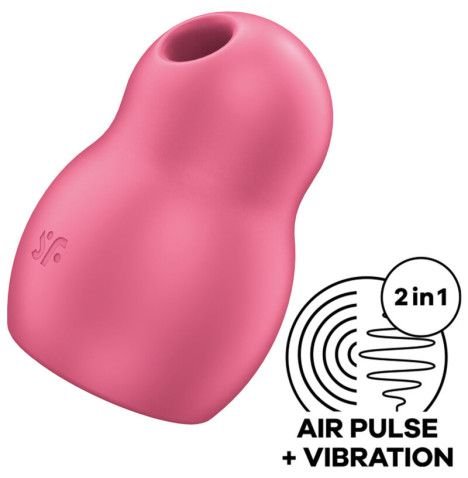 SATISFYER PRO TO GO 1 ESTIMULADOR Y VIBRADOR DOBLE VERDE