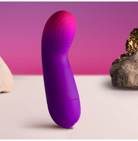 ROCKS-OFF - GLOW GIRL VIBE VIBRADOR DISCRETO ROXO PARA PONTO G