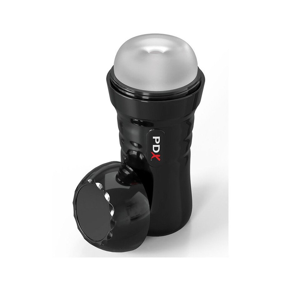 PDX EXTREME - SLIDE & GLIDE MASTURBADOR AUTOLUBRIFICANTE TRANSPARENTE