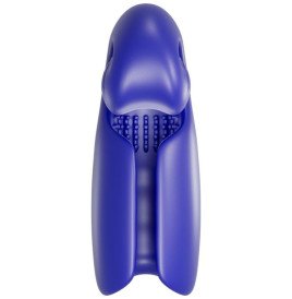 SNAIL VIBE EVO PARA ELE MASTURBADOR MASCULINO SLIDE NROLL AZUL ESCURO