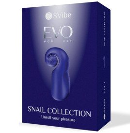 SNAIL VIBE EVO PARA ELE MASTURBADOR MASCULINO SLIDE NROLL AZUL ESCURO